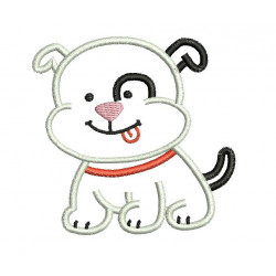 Stickdatei - Hundesalon Hund Bulldogge